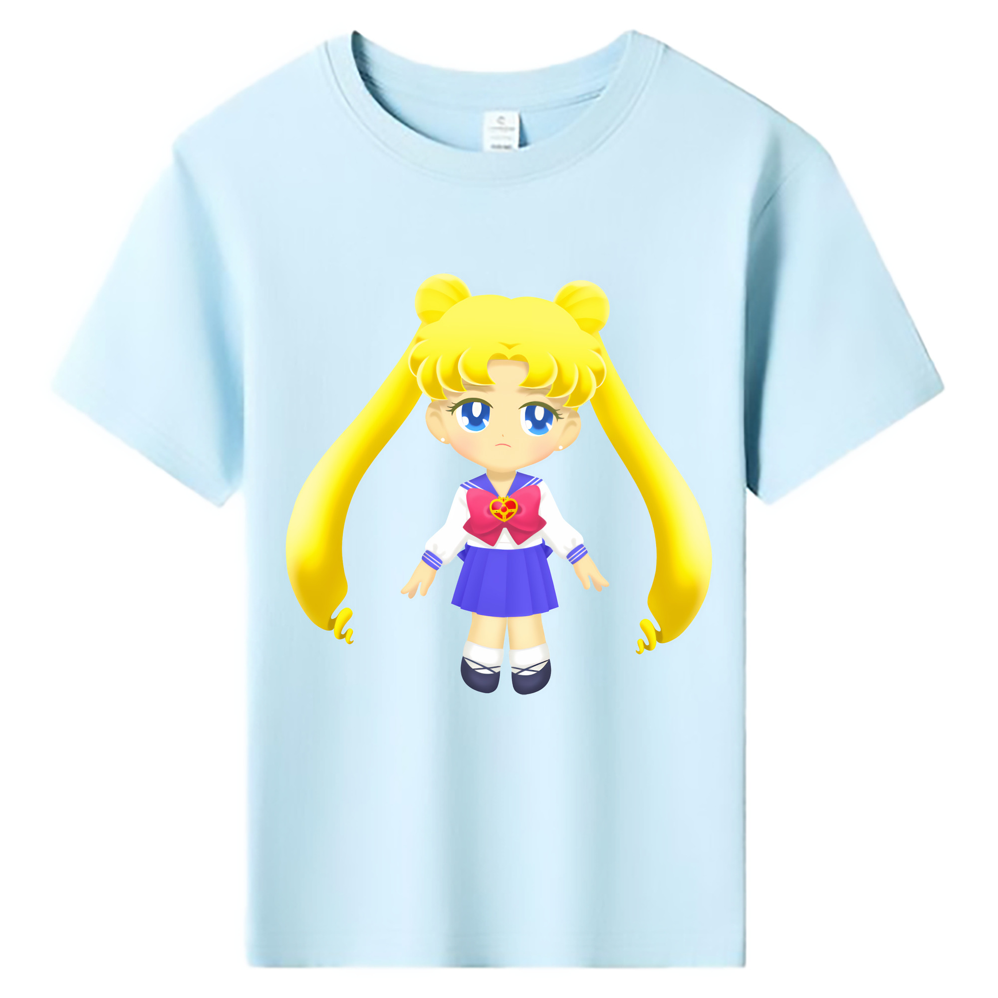 （画像用） 美少女戦士セーラームーン 愛野 美奈子 あいの みなこ Sailor Moon Aino Minako 綿100％キッズTシャツ（フロントプリント）